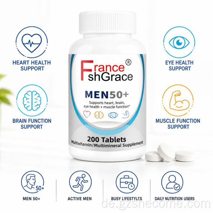 Shecome Multivitamin Vitamin D3 B Vitamine Zinktabletten